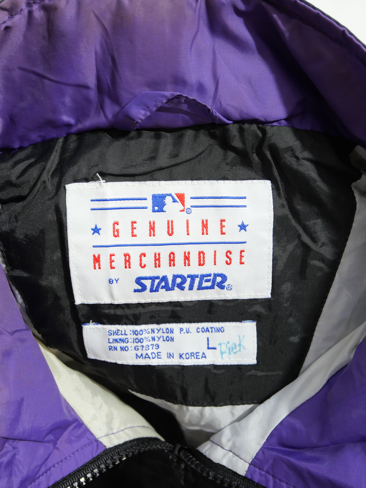 (L) Colorado Rockies Starter Jacket