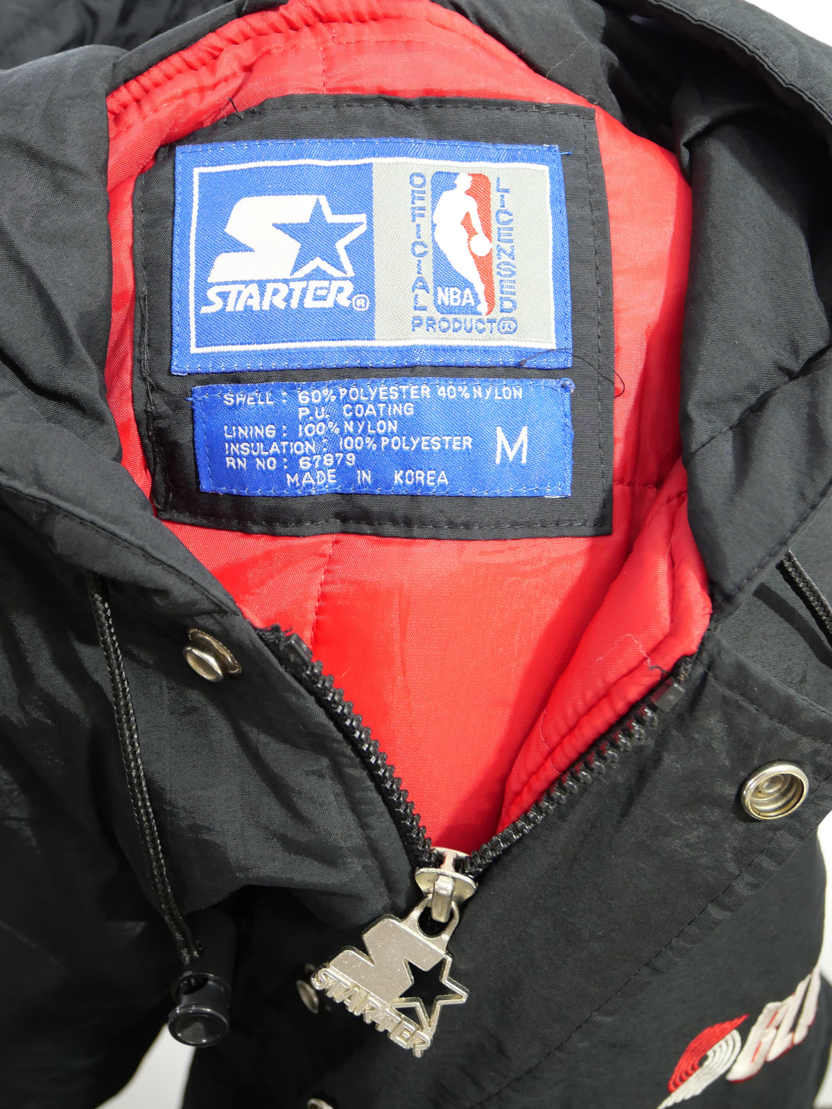(M) Portland Trailblazers Starter Jacket