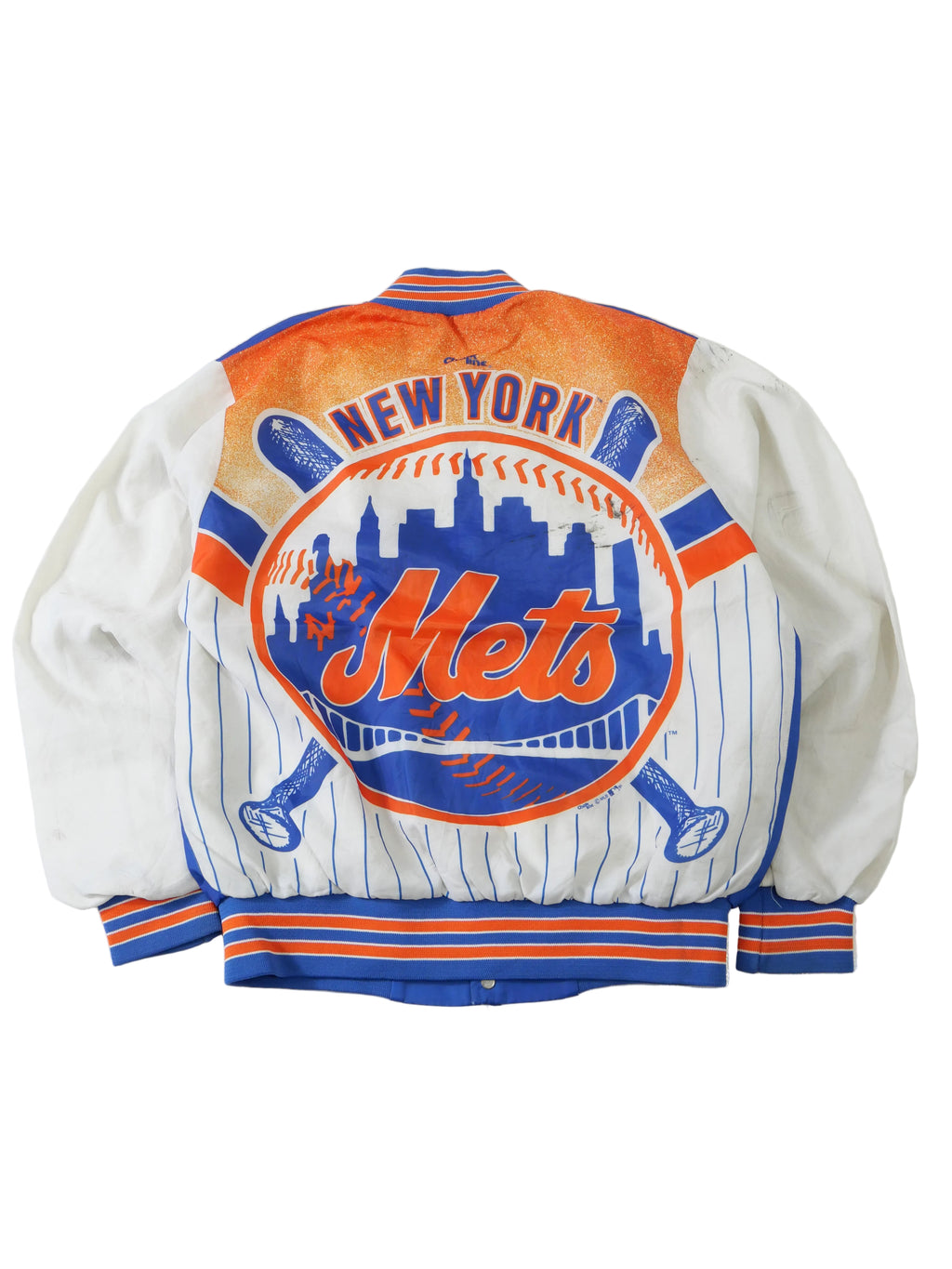 (M) NY Mets Chalk Line Jacket