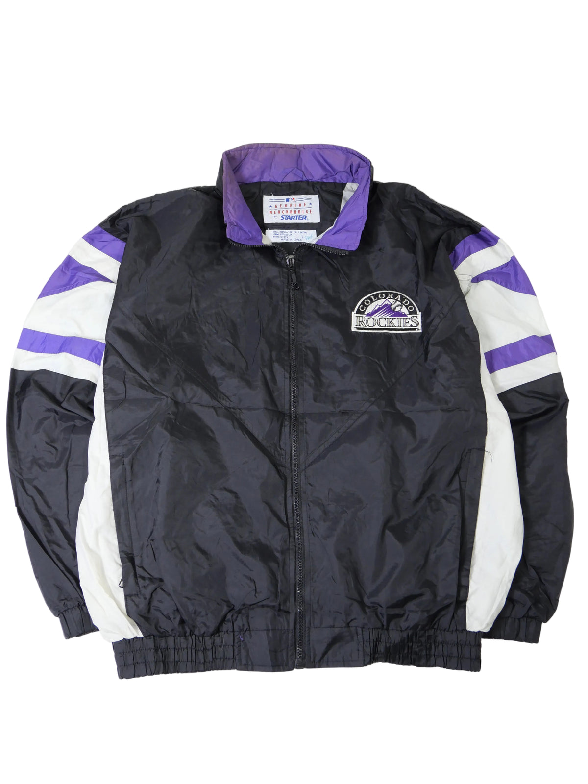 (L) Colorado Rockies Starter Jacket