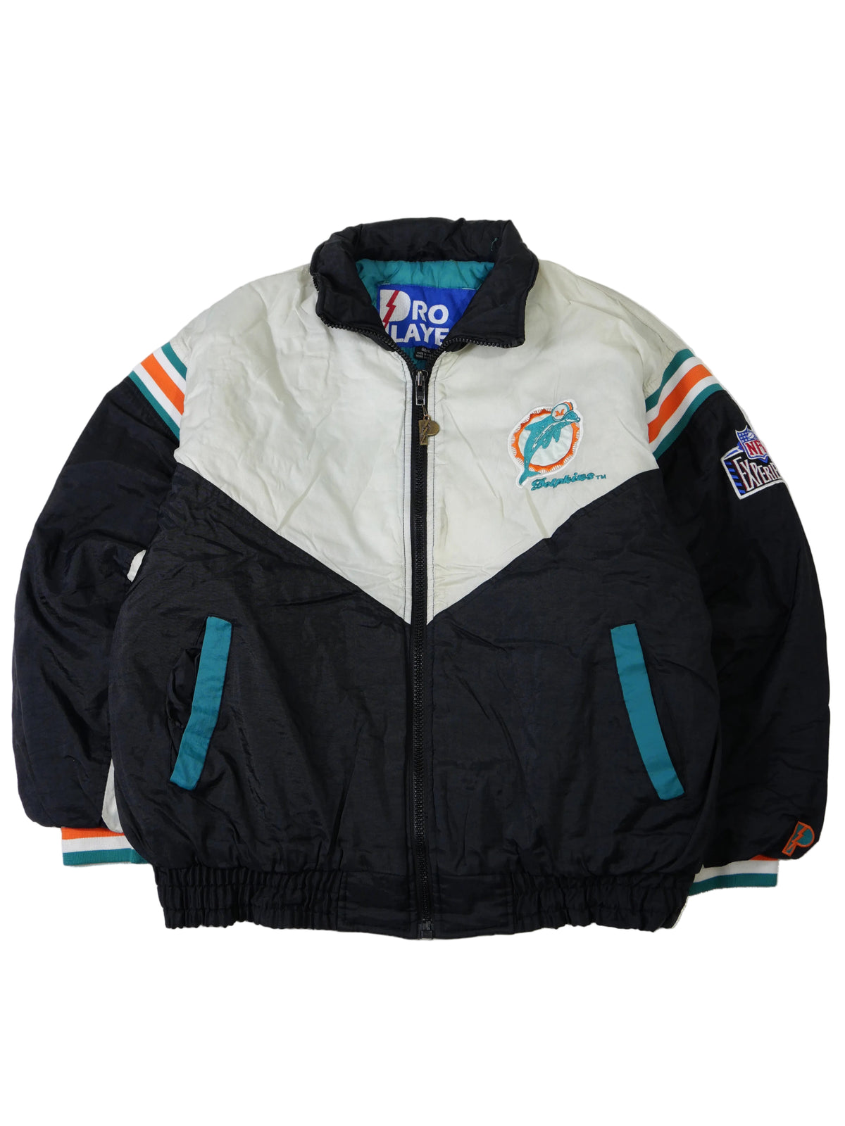 (L) Miami Dolphins Pro Player Jacket