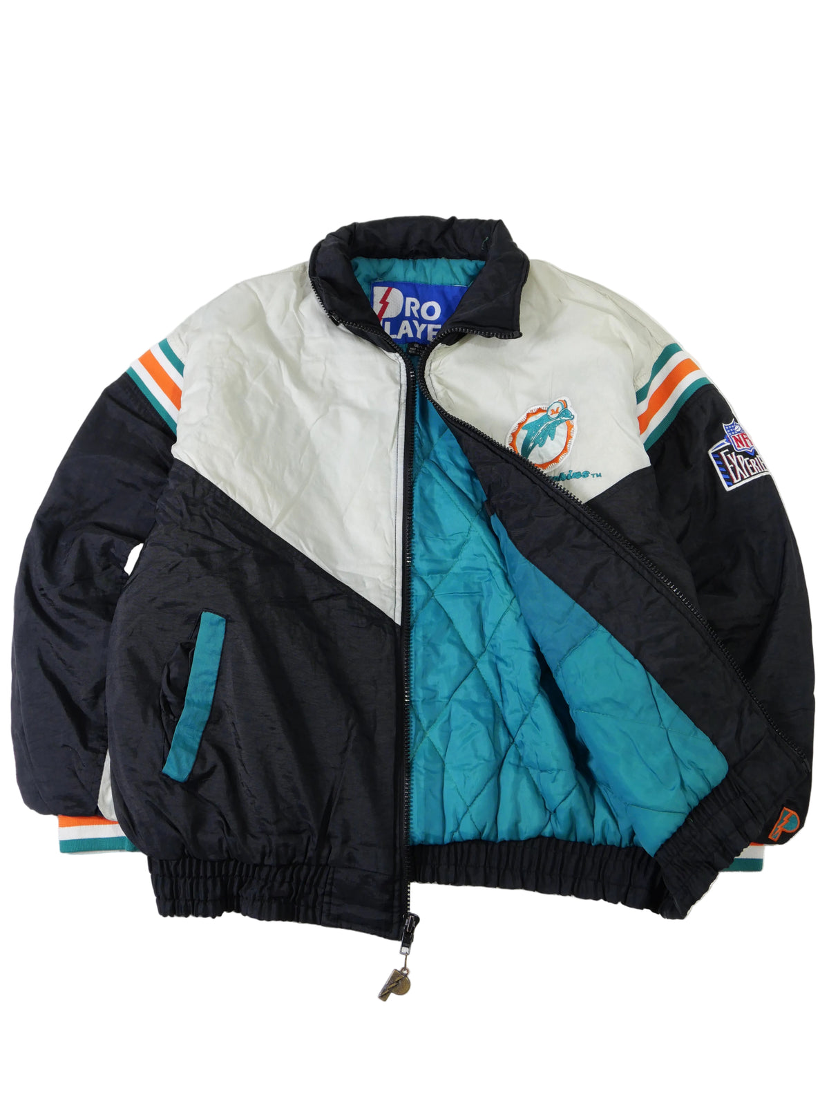 (L) Miami Dolphins Pro Player Jacket