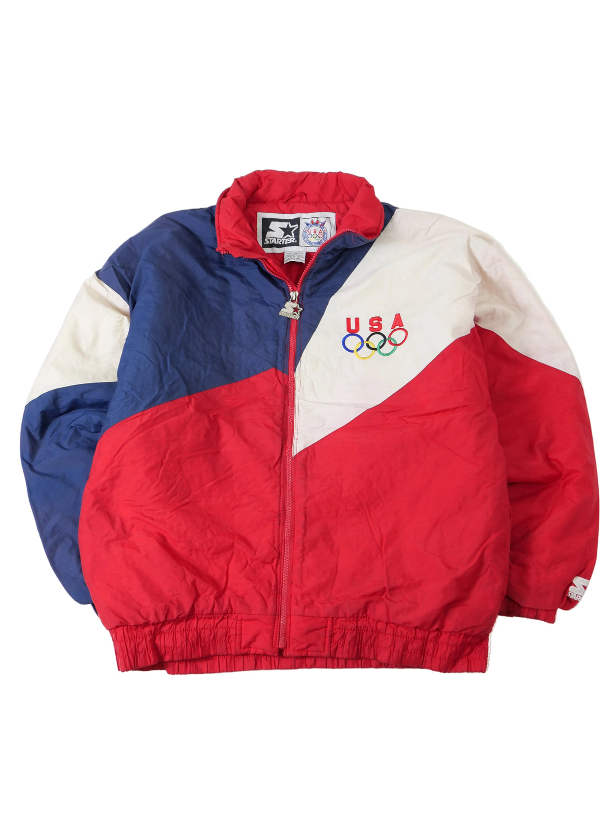(L) USA Olympics Starter Jacket