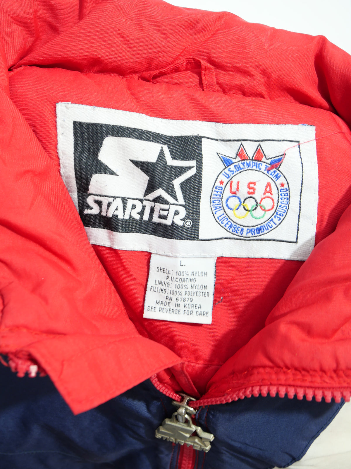 (L) USA Olympics Starter Jacket